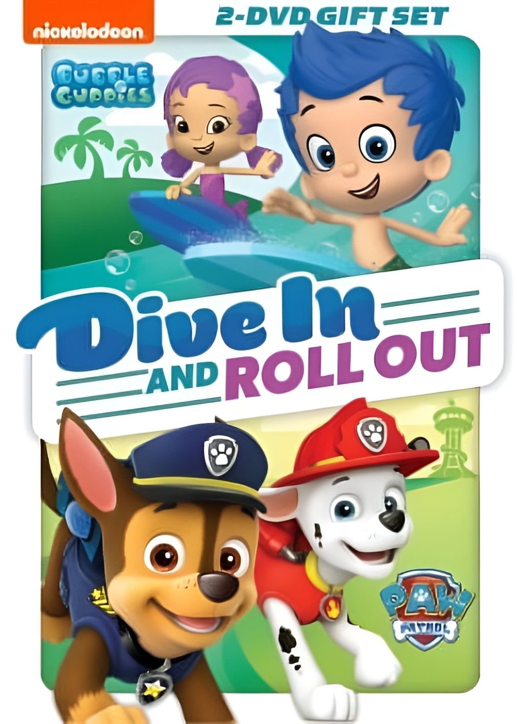 Paw Patrol / Bubble Guppies: Dive in and Roll Out (DVD), Nickelodeon, Animation