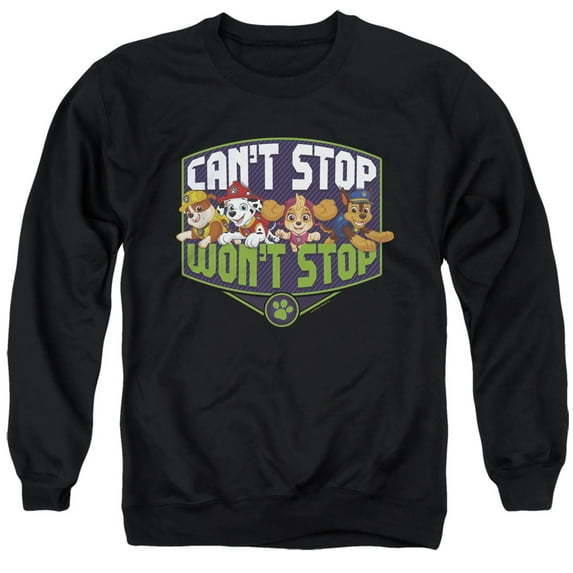 Paw Patrol Can't Stop Won't Stop Unisex Adult Crewneck Sweatshirt