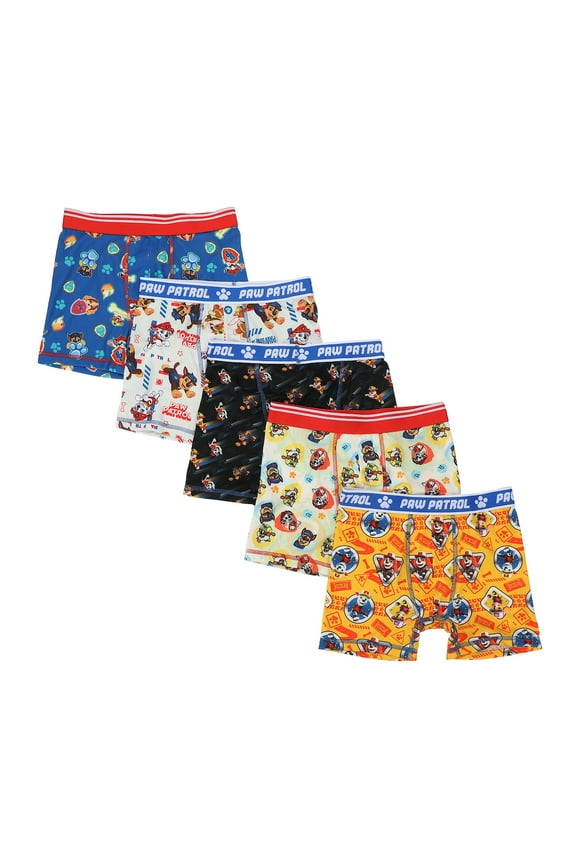 Paw Patrol Characters 5-Pack of Boys' Boxer Briefs-4