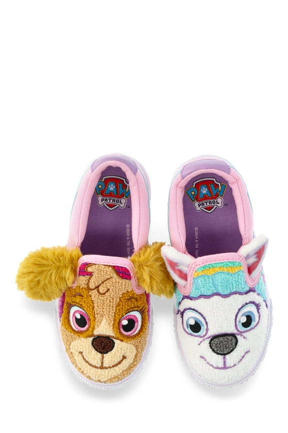 Paw Patrol Characters Toddler Kids Fleece Slip-On Sneakers