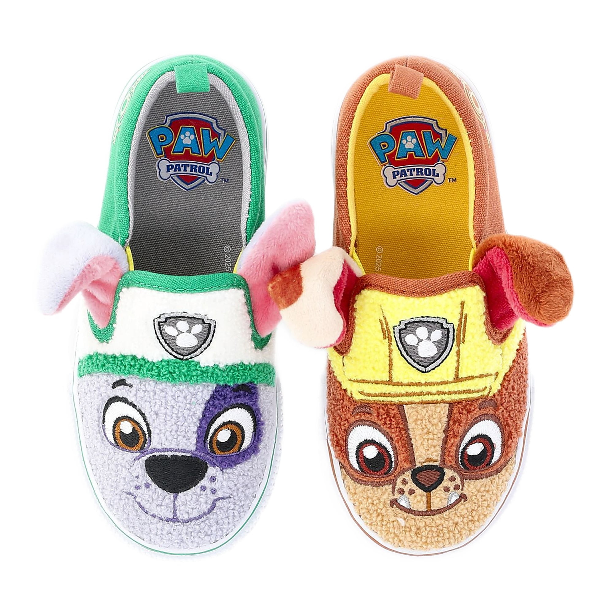 Paw Patrol Characters Toddler Kids Fleece Slip-On Sneakers