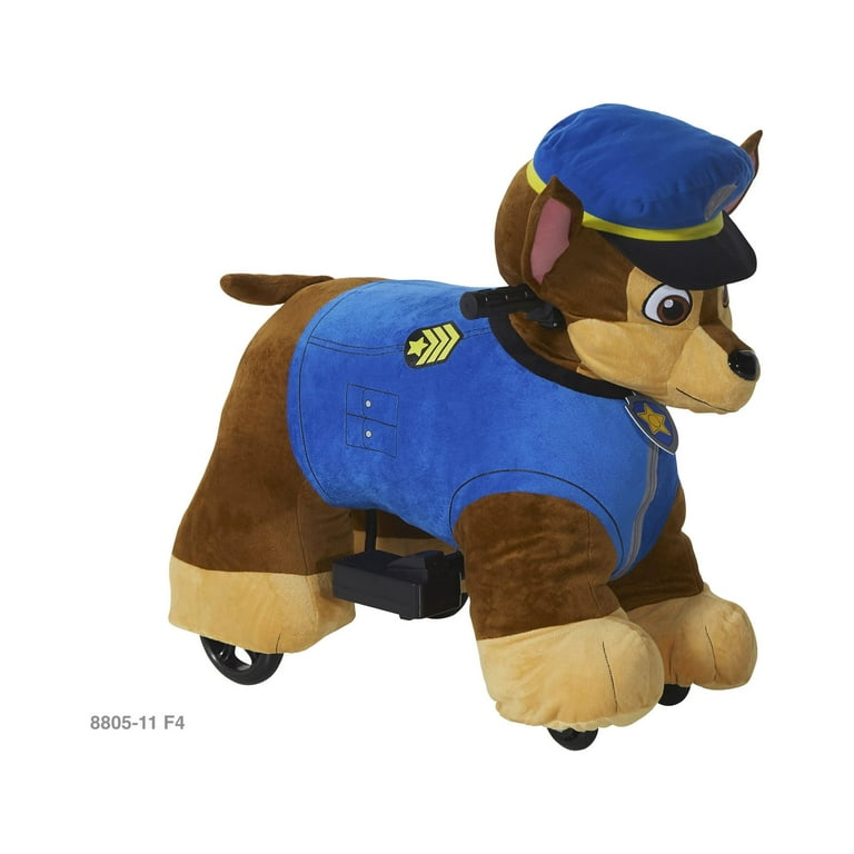Paw Patrol Chase 6V Plush Ride-On Powered Ride-On with Sound