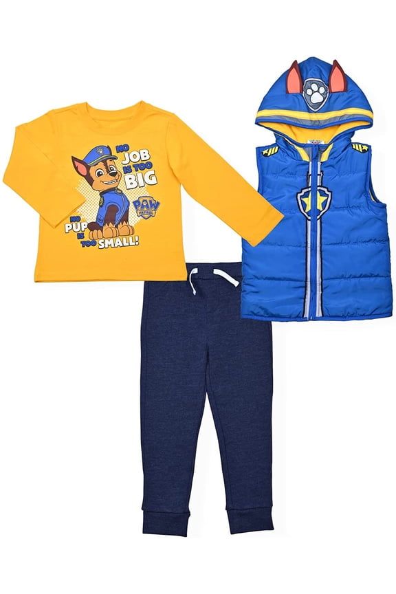 Chase Boys 3 Piece Vest Set, Toddler