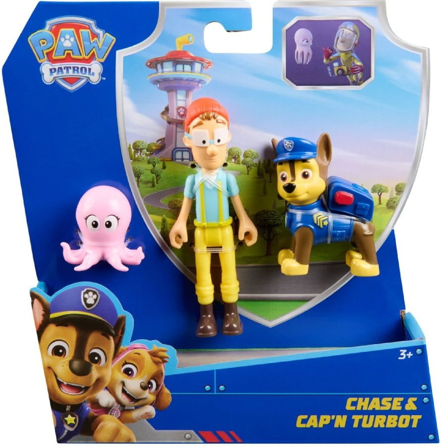 その他 Paw Patrol toys, large special set. Paw Patrol Chase & Cap'n Turbot Figure Set (with Giant Baby