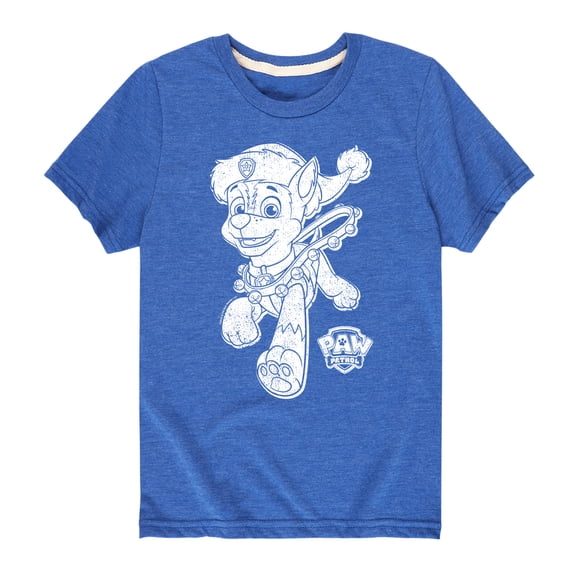 Paw Patrol - Chase Christmas Bells - Toddler And Youth Short Sleeve Graphic T-Shirt