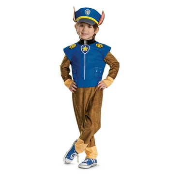 Paw Patrol Chase Halloween Costume for Children, Toddler Size 3-4T, by Disguise