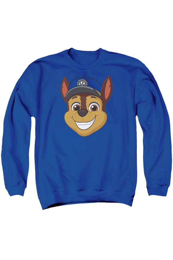 Chase Grin Unisex Adult Crewneck Sweatshirt (Large) Royal Blue