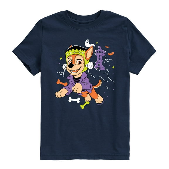 Paw Patrol - Chase Halloween - Youth Short Sleeve T-Shirt