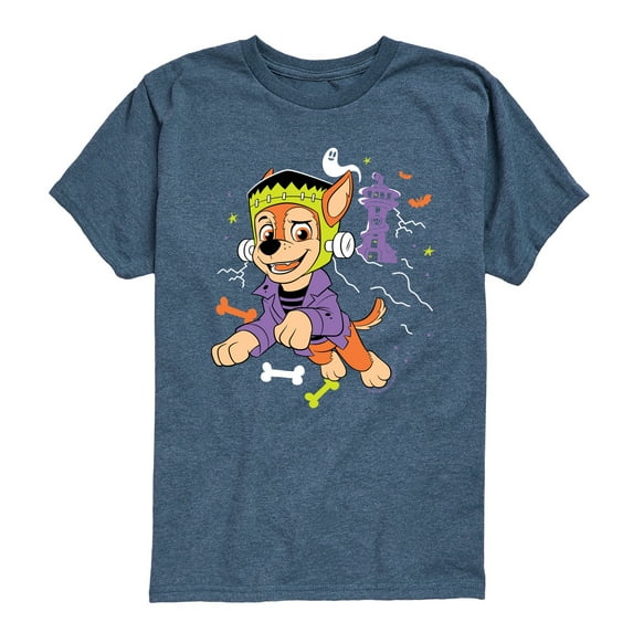 Paw Patrol - Chase Halloween - Youth Short Sleeve T-Shirt