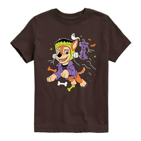 Paw Patrol - Chase Halloween - Youth Short Sleeve T-Shirt