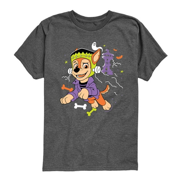 Paw Patrol - Chase Halloween - Youth Short Sleeve T-Shirt