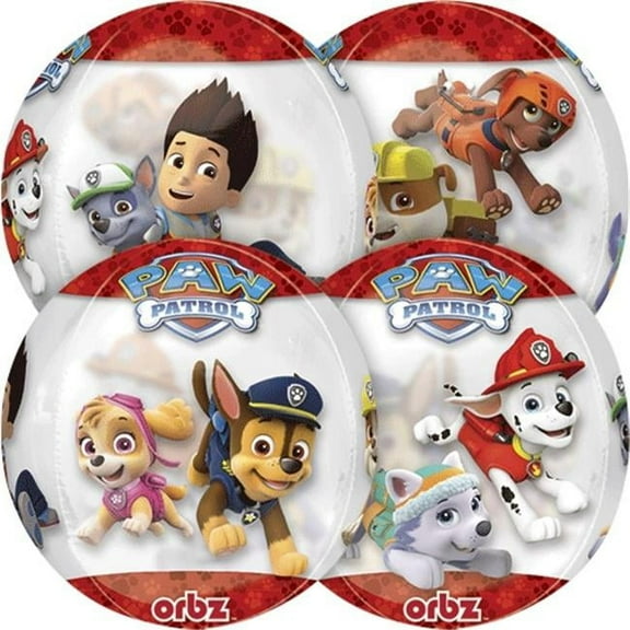 Paw Patrol Chase & Marshall Clear Orbz Balloon - 16"