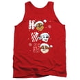 thumbnail image 1 of Paw Patrol Chase Marshall Rubble Christmas Santa Hats Unisex Adult Tank Top,Red, Small, 1 of 2