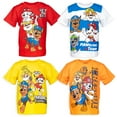 thumbnail image 1 of Paw Patrol Chase Marshall Rubble Little Boys 4 Pack T-Shirts Toddler to Little Kid, 1 of 5