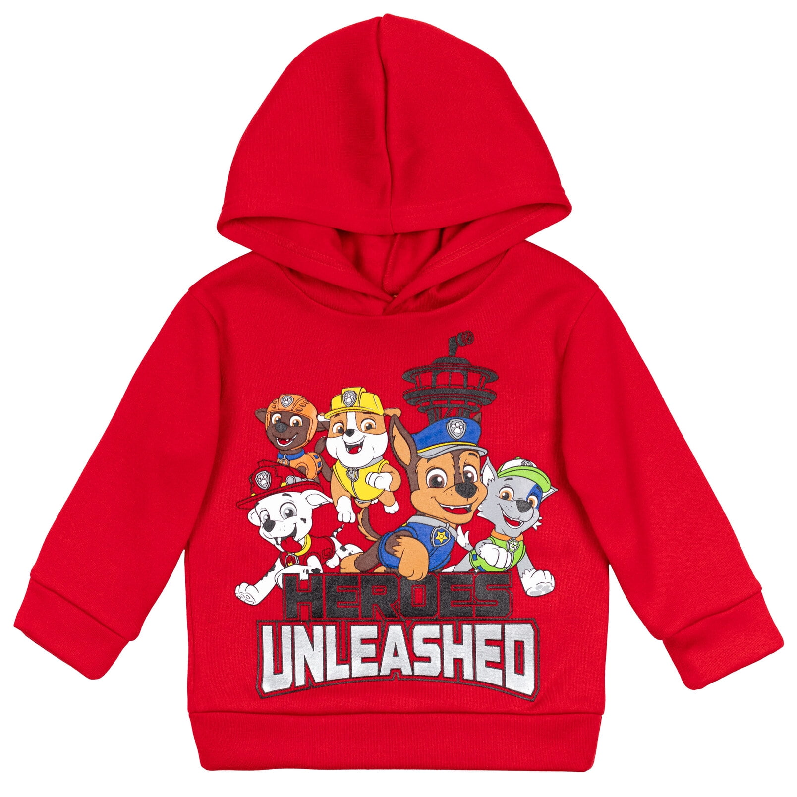 Paw Patrol Chase Marshall Rubble Little Boys Fleece Pullover Hoodie Toddler  to Little Kid