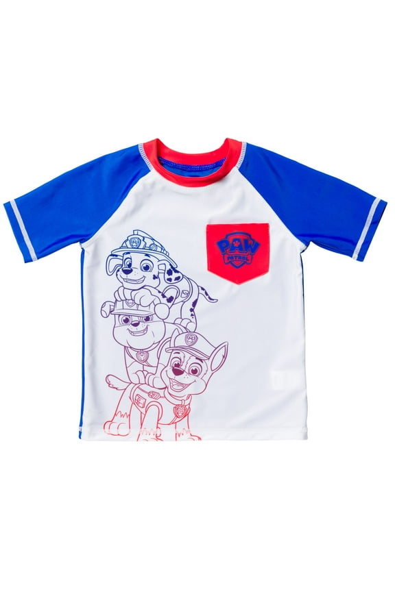 Chase Marshall Rubble Little Boys Rash Guard Toddler to Little Kid