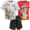 thumbnail image 1 of Paw Patrol Chase Marshall Rubble Little Boys T-Shirt Tank Top and French Terry Shorts 3 Piece Outfit Set Toddler to Big Kid, 1 of 5
