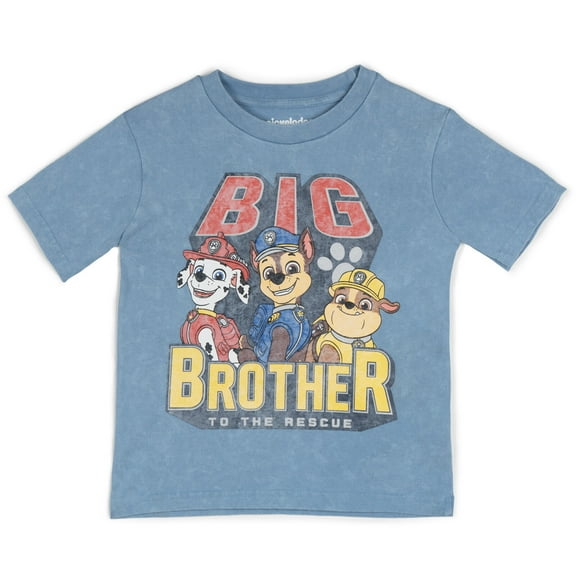 Paw Patrol Chase Marshall Rubble T-Shirt Toddler to Big Kid