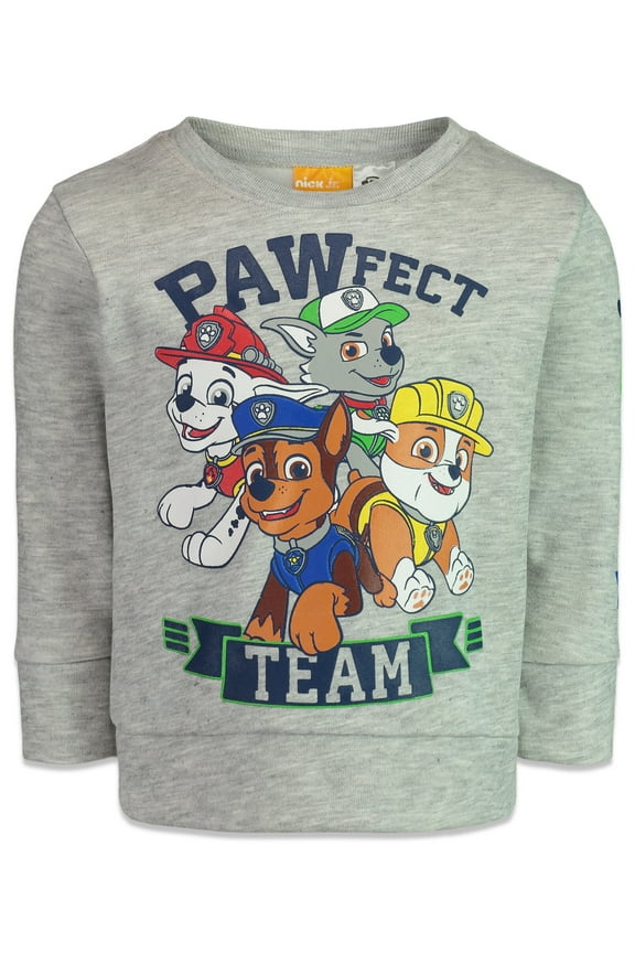 Chase Marshall Rubble Toddler Boys Fleece Sweatshirt Toddler to Big Kid