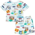 thumbnail image 1 of Paw Patrol Chase Marshall Rubble Toddler Boys French Terry T-Shirt and Shorts Outfit Set Infant to Little Kid, 1 of 5
