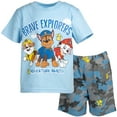 thumbnail image 1 of Paw Patrol Chase Marshall Rubble Toddler Boys T-Shirt and French Terry Shorts Outfit Set Infant to Little Kid, 1 of 5