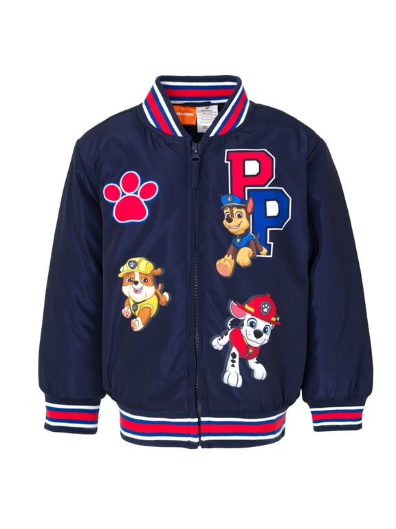 Toddler Boys' Bomber Jacket Navy Chase Marshall