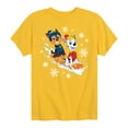 thumbnail image 1 of Paw Patrol - Chase Marshall Sledding - Toddler And Youth Short Sleeve Graphic T-Shirt, 1 of 6