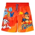 thumbnail image 1 of Paw Patrol Chase Marshall Swim Trunks Bathing Suit UPF 50+ Toddler to Little Kid, 1 of 4