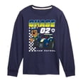 thumbnail image 1 of Paw Patrol - Chase Racing - Youth Boys Long Sleeve Graphic T-Shirt, 1 of 5