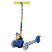 Paw Patrol Chase Ride-N-Glide Buddies 3D Toddler 3-Wheel Kick Scooter for Boys and Girls Ages 3 and Up, Blue