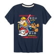 thumbnail image 1 of Paw Patrol - Chase Rubble Marshall Hexagons - Toddler & Youth Short Sleeve Graphic T-Shirt, 1 of 6