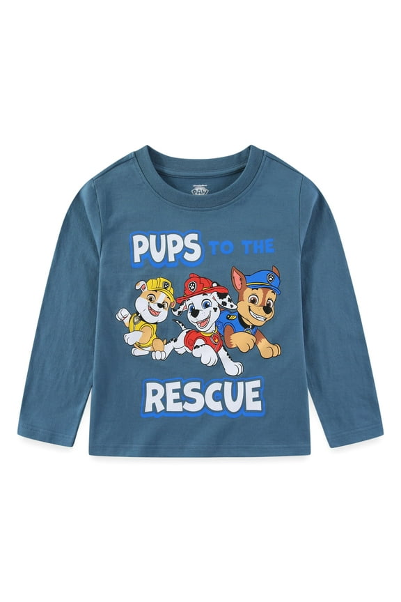 Chase, Rubble, and Marshall Long Sleeve Shirt (Boys), Sizes 3T-7