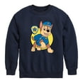thumbnail image 1 of Paw Patrol - Chase Sketch - Toddler & Youth Crewneck Fleece Sweatshirt, 1 of 6