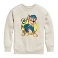 thumbnail image 1 of Paw Patrol - Chase Sketch - Toddler & Youth Crewneck Fleece Sweatshirt, 1 of 6