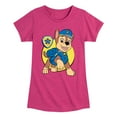 thumbnail image 1 of Paw Patrol - Chase Sketch - Toddler & Youth Girls Short Sleeve Graphic T-Shirt, 1 of 6