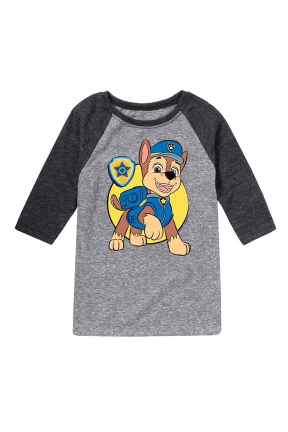 - Chase Sketch - Toddler & Youth Raglan Graphic T-Shirt