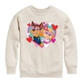 thumbnail image 1 of Paw Patrol - Chase Sky Hearts - Toddler And Youth Crewneck Fleece Sweatshirt, 1 of 6