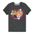 thumbnail image 1 of Paw Patrol - Chase Sky Hearts - Toddler And Youth Short Sleeve Graphic T-Shirt, 1 of 6