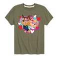 thumbnail image 1 of Paw Patrol - Chase Sky Hearts - Toddler And Youth Short Sleeve Graphic T-Shirt, 1 of 6