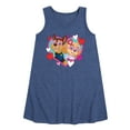 thumbnail image 1 of Paw Patrol - Chase Sky Hearts - Toddler and Youth Girls A-line Dress, 1 of 6