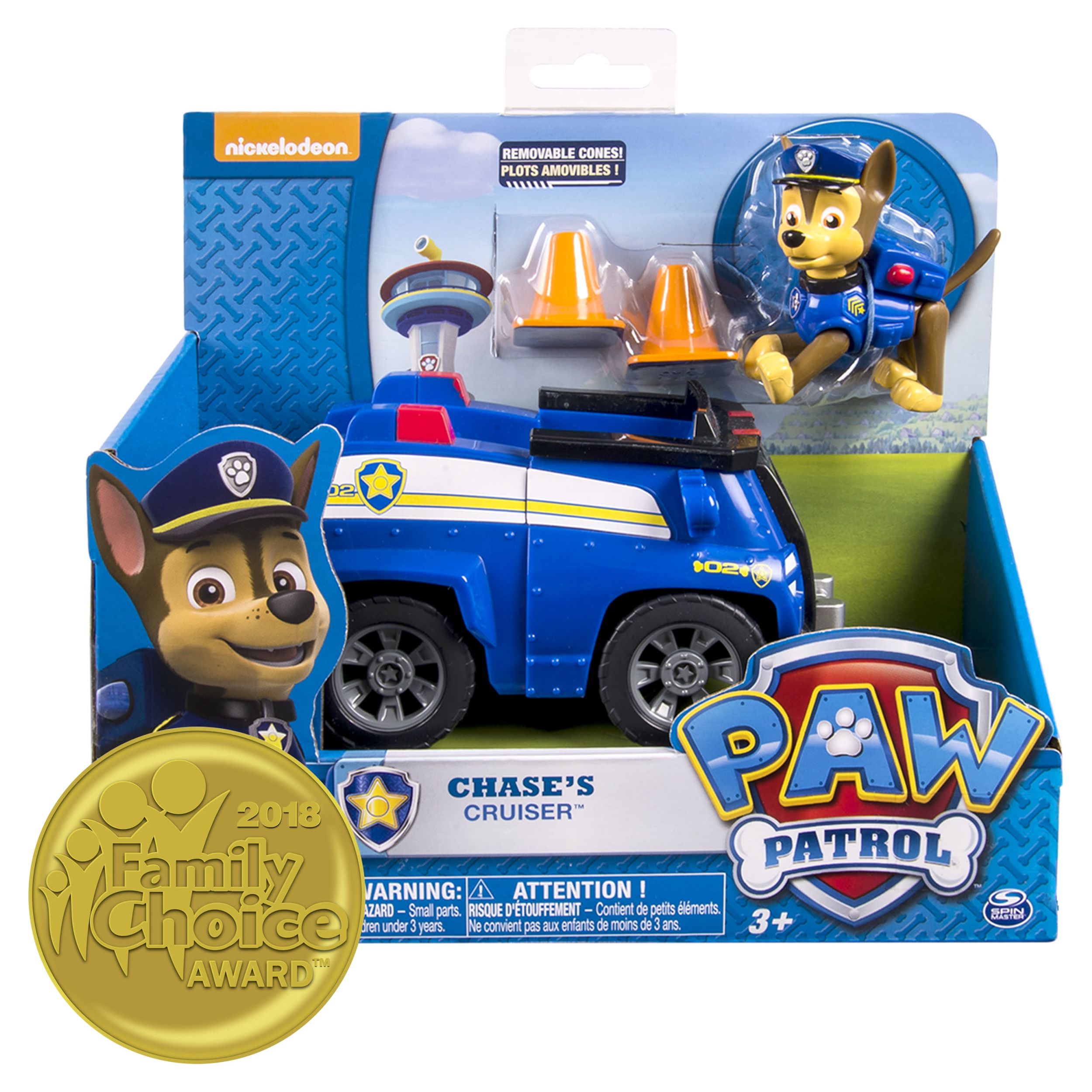Paw Patrol Chase's Cruiser, Vehicle and Figure - image 1 of 6