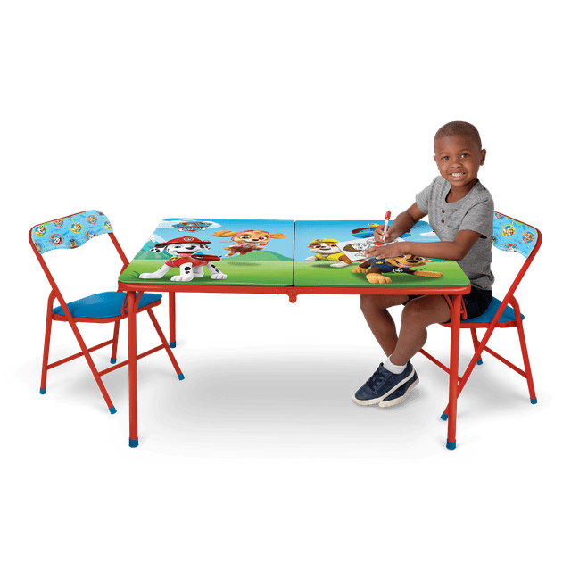 Paw Patrol Children's Large Folding Table with Washable Surface Comes ...