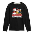 thumbnail image 1 of Paw Patrol - Christmas Is Pawsome - Toddler And Youth Long Sleeve Graphic T-Shirt, 1 of 6
