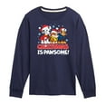 thumbnail image 1 of Paw Patrol - Christmas Is Pawsome - Toddler And Youth Long Sleeve Graphic T-Shirt, 1 of 6
