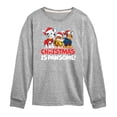 thumbnail image 1 of Paw Patrol - Christmas Is Pawsome - Toddler And Youth Long Sleeve Graphic T-Shirt, 1 of 6