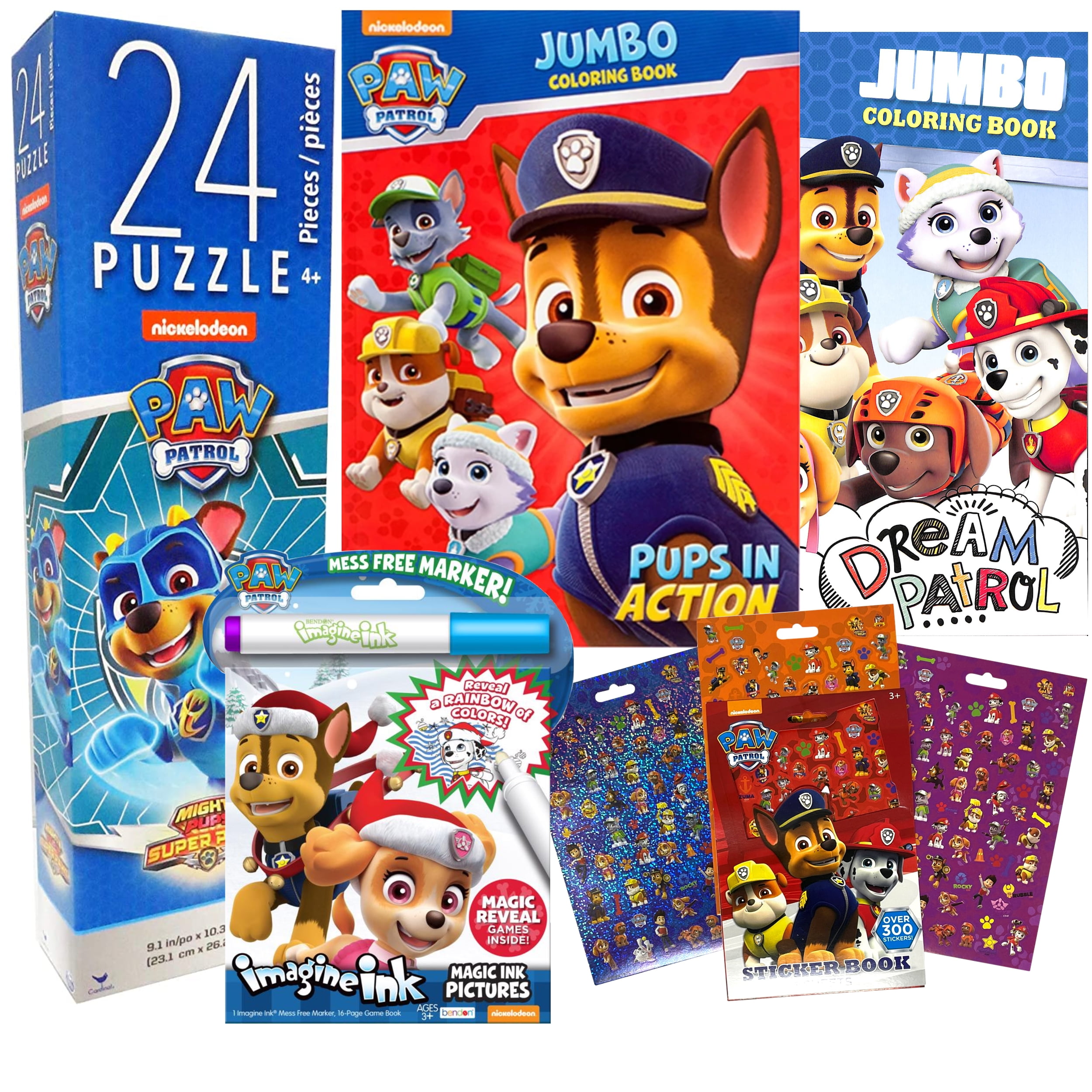 Paw Patrol Coloring Book Gift Set for Kids with 192 Coloring Pages, 48 –  Partytoyz Inc