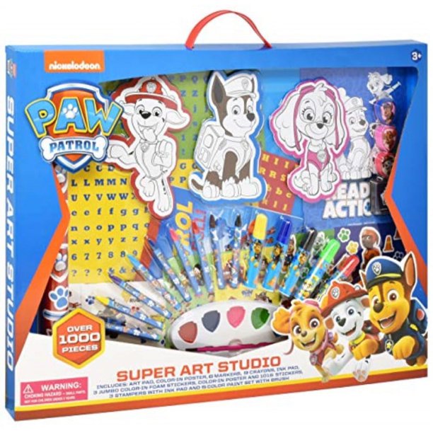 Paw Patrol Coloring and Activity Book Set, Color Mess Free Craft Art ...