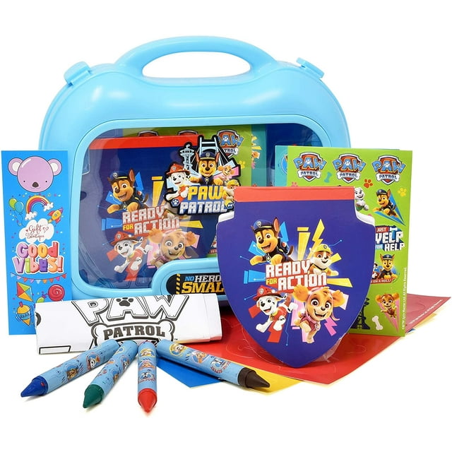 Paw Patrol Coloring and Activity Carry Case 61 Pcs - Walmart.com