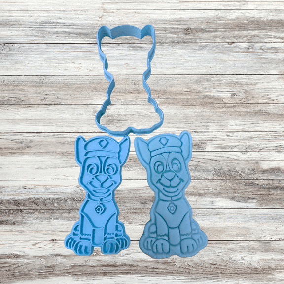 Dog Patrol Cookie Cutter N Stamp 2.5