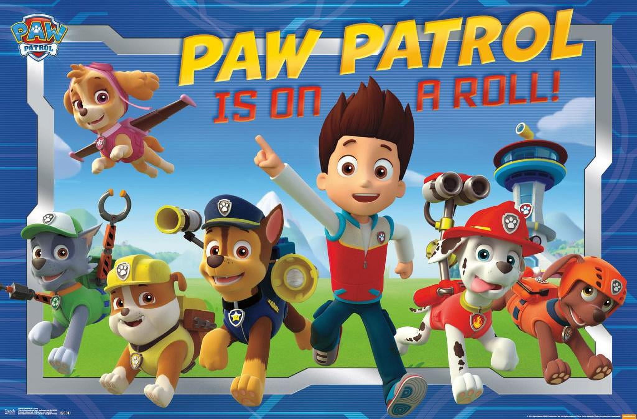 Paw Patrol Crew Cartoon TV show Poster 22x34